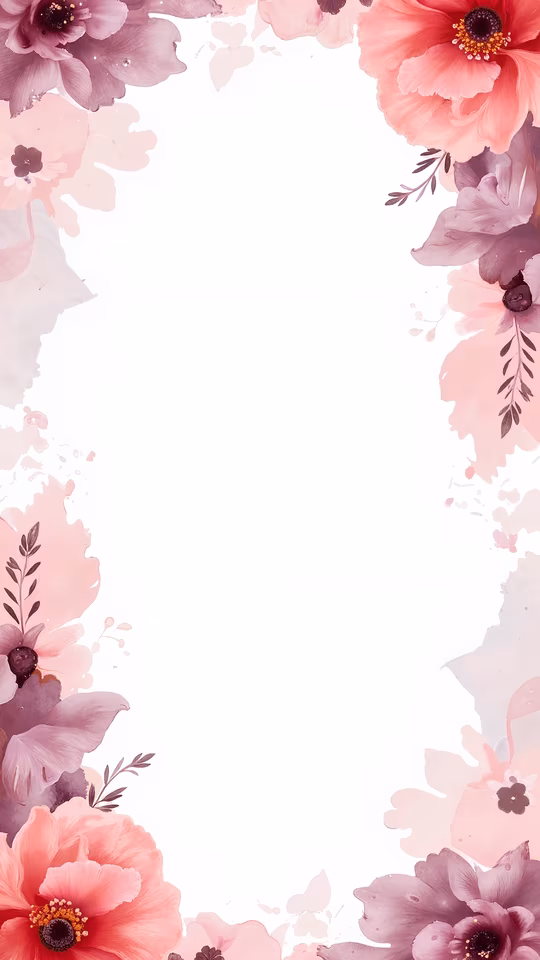 Floral Frame Illustration