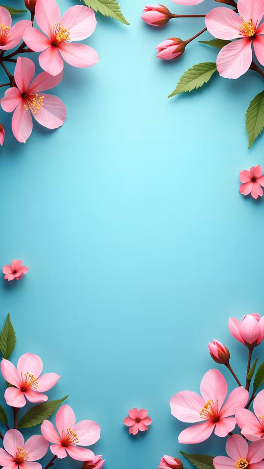 Floral Frame Illustration