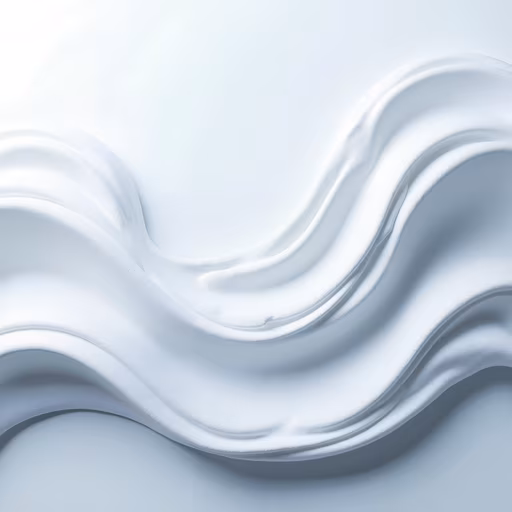 Flowing White Waves Illustration