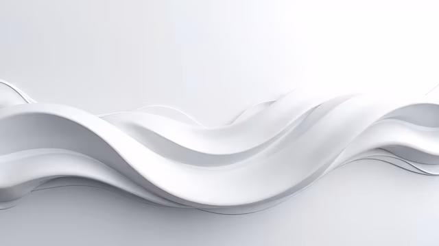 Flowing White Waves Illustration