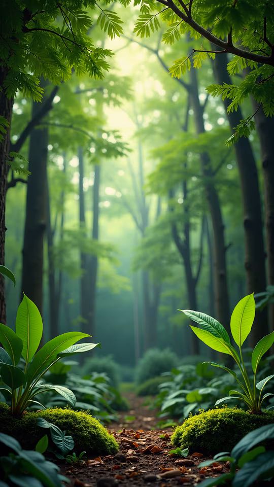 Forest Path Illustration
