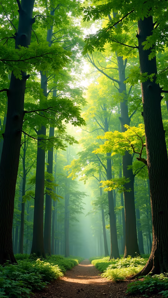 Forest Path Illustration