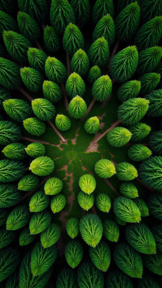 Forest Pattern Illustration