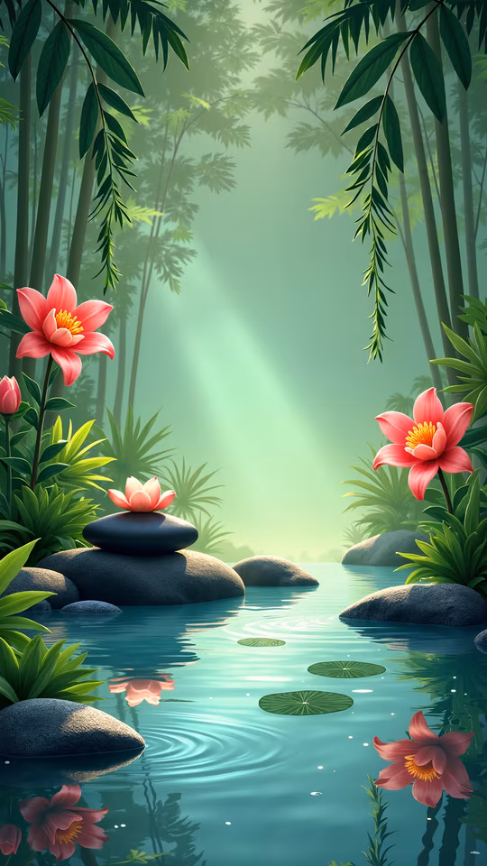Forest Serenity Illustration
