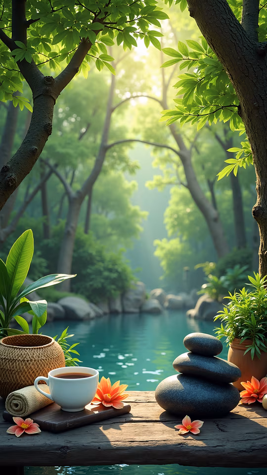 Forest Serenity Illustration