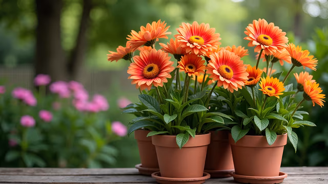 Gerbera Daisy Pots
