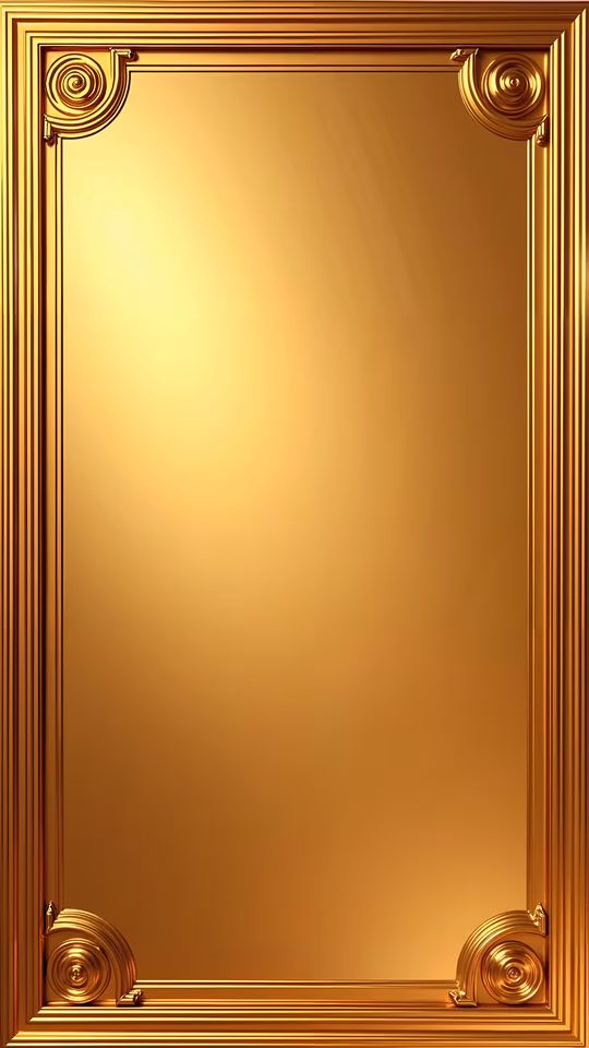 Golden Frame Illustration