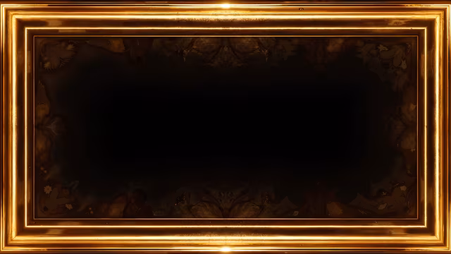 Golden Frame Illustration