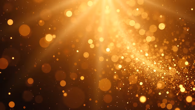 Golden Sparkles Illustration