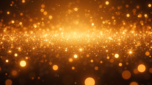 Golden Sparkles Illustration