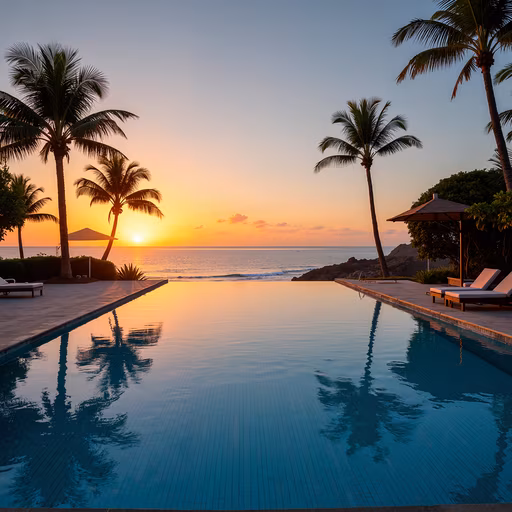 Infinity Pool Sunset
