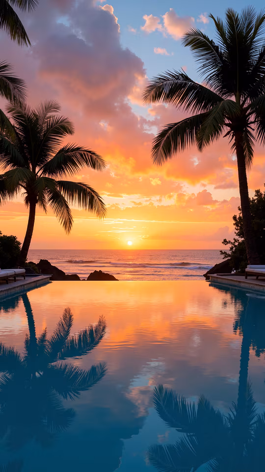 Infinity Pool Sunset