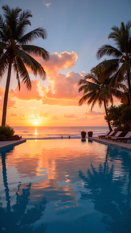 Infinity Pool Sunset