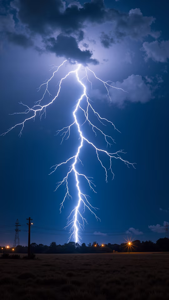 Lightning Strike Illustration