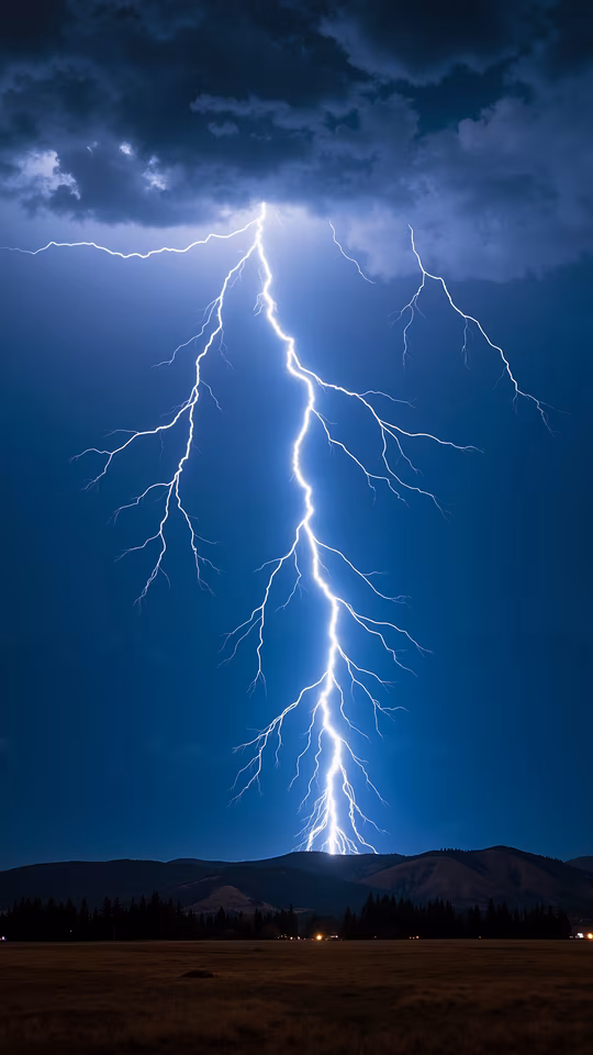 Lightning Strike Illustration