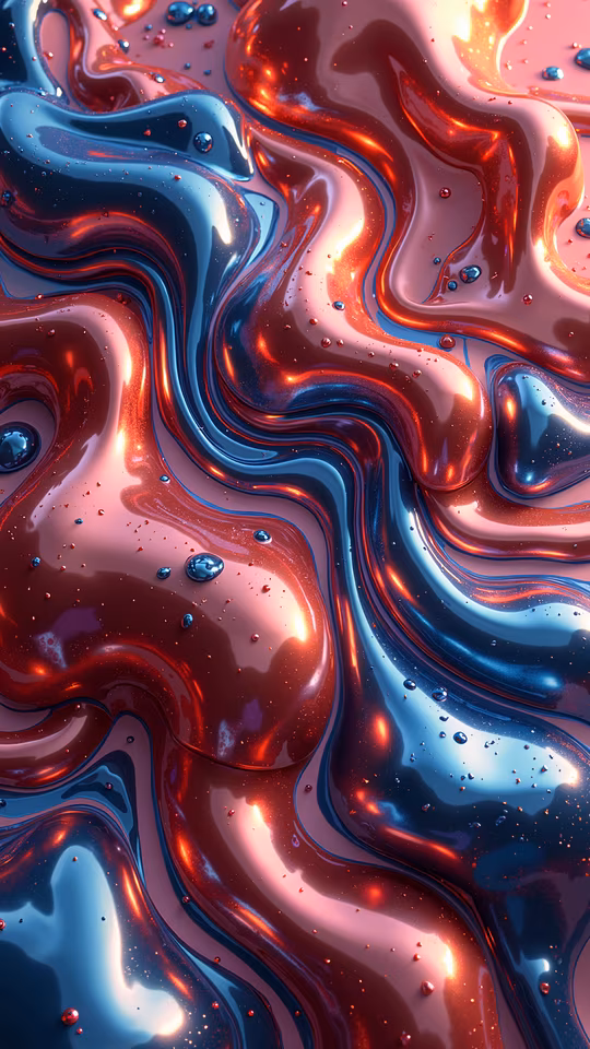 Liquid Waves Illustration