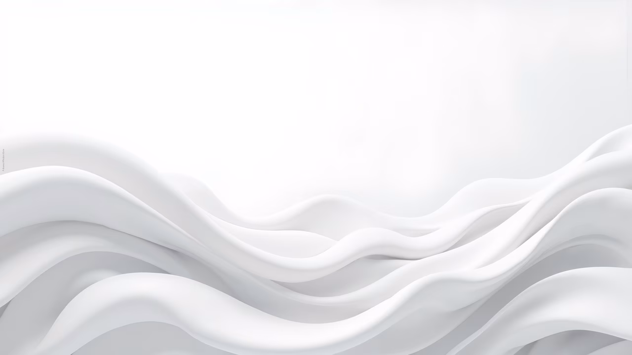 Smooth milk waves on a minimalist background, emphasizing creamy texture and fluid motion.