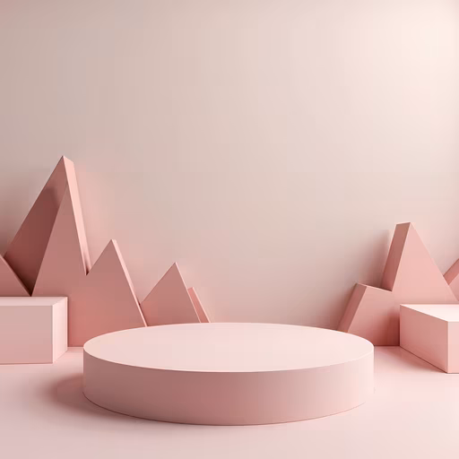 Minimalist Pink Podium