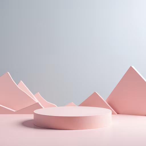 Minimalist Pink Podium