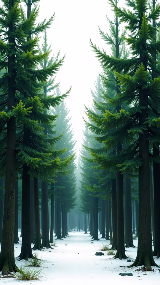 Misty Forest Path