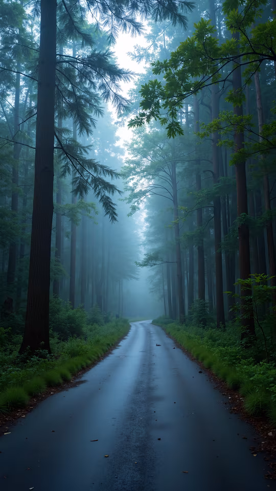 Misty Forest Road