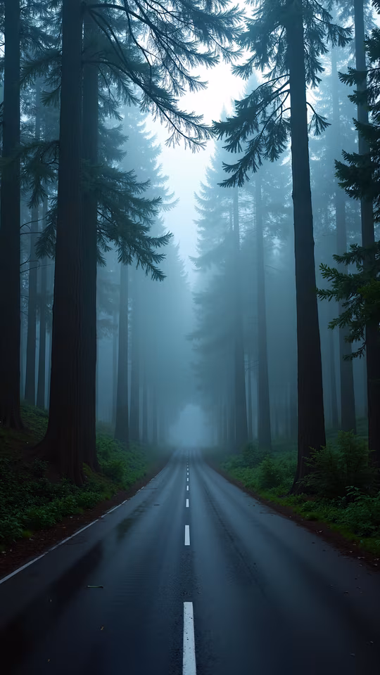 Misty Forest Road