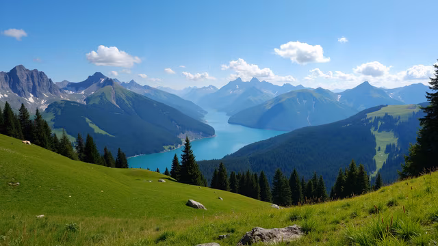 Mountain Lake Panorama