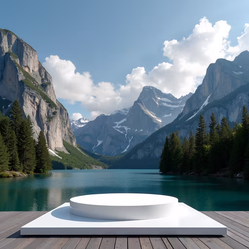 Mountain Lake Podium