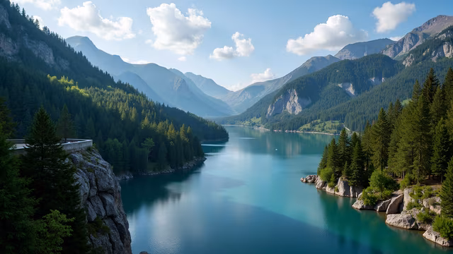 Mountain Lake Realistic