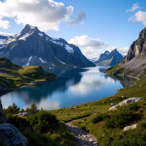 Mountain Lake Realistic