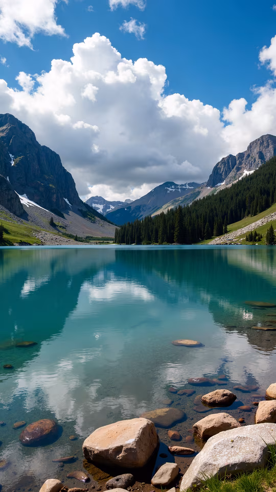 Mountain Lake Reflection