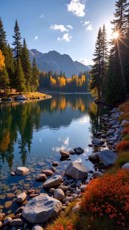 Mountain Lake Reflection