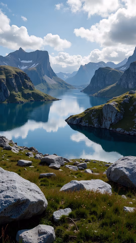 Mountain Lake Reflection