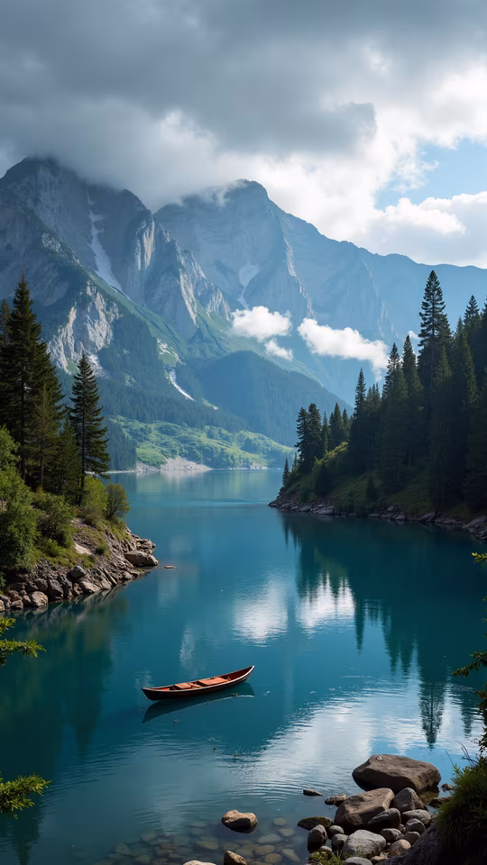 Mountain Lake Serenity