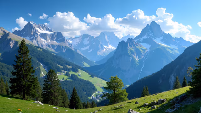 Mountain Landscape Realistic