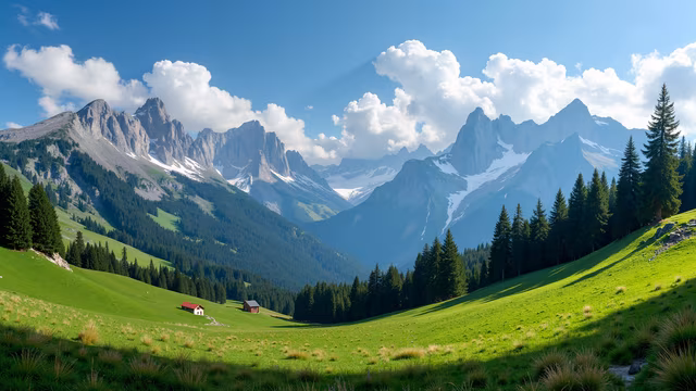 Mountain Valley Landscape