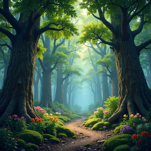 Mystical Forest Path