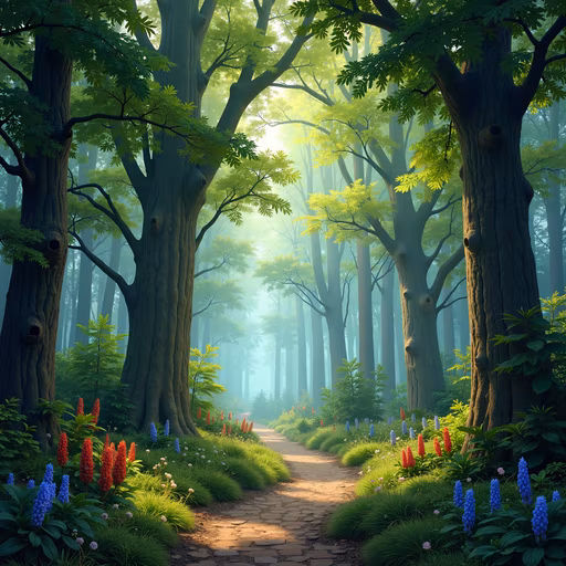 Mystical Forest Path
