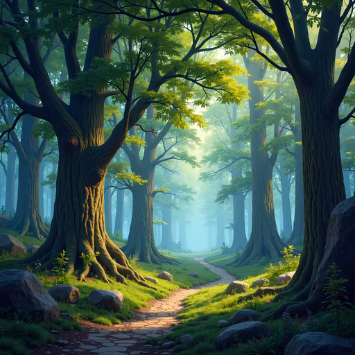Mystical Forest Path