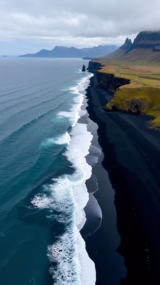 Ocean Cliffs Reflection