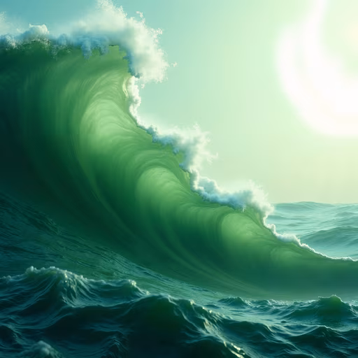 Ocean Wave Illustration