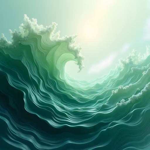 Ocean Wave Illustration