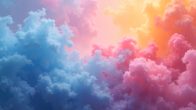 Pastel Clouds Illustration