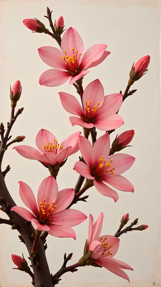 Pink Blossoms Realistic