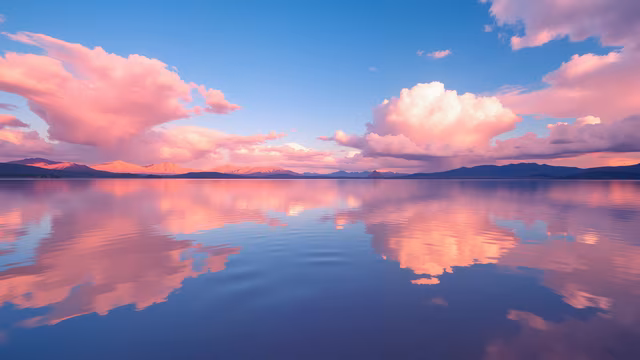 Pink Sky Reflections