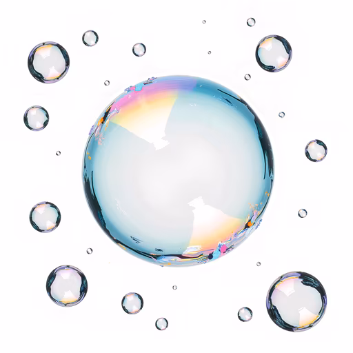 Rainbow Bubble Illustration