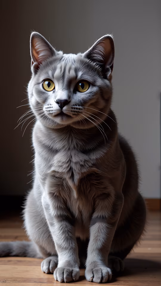 Realistic Cat Portrait