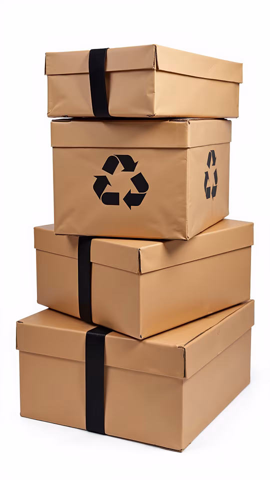 Recycling Boxes Illustration