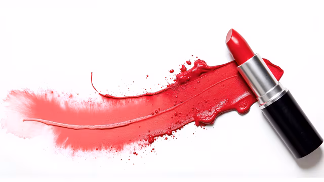 Red Lipstick Splash