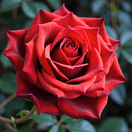 Red Rose Realistic